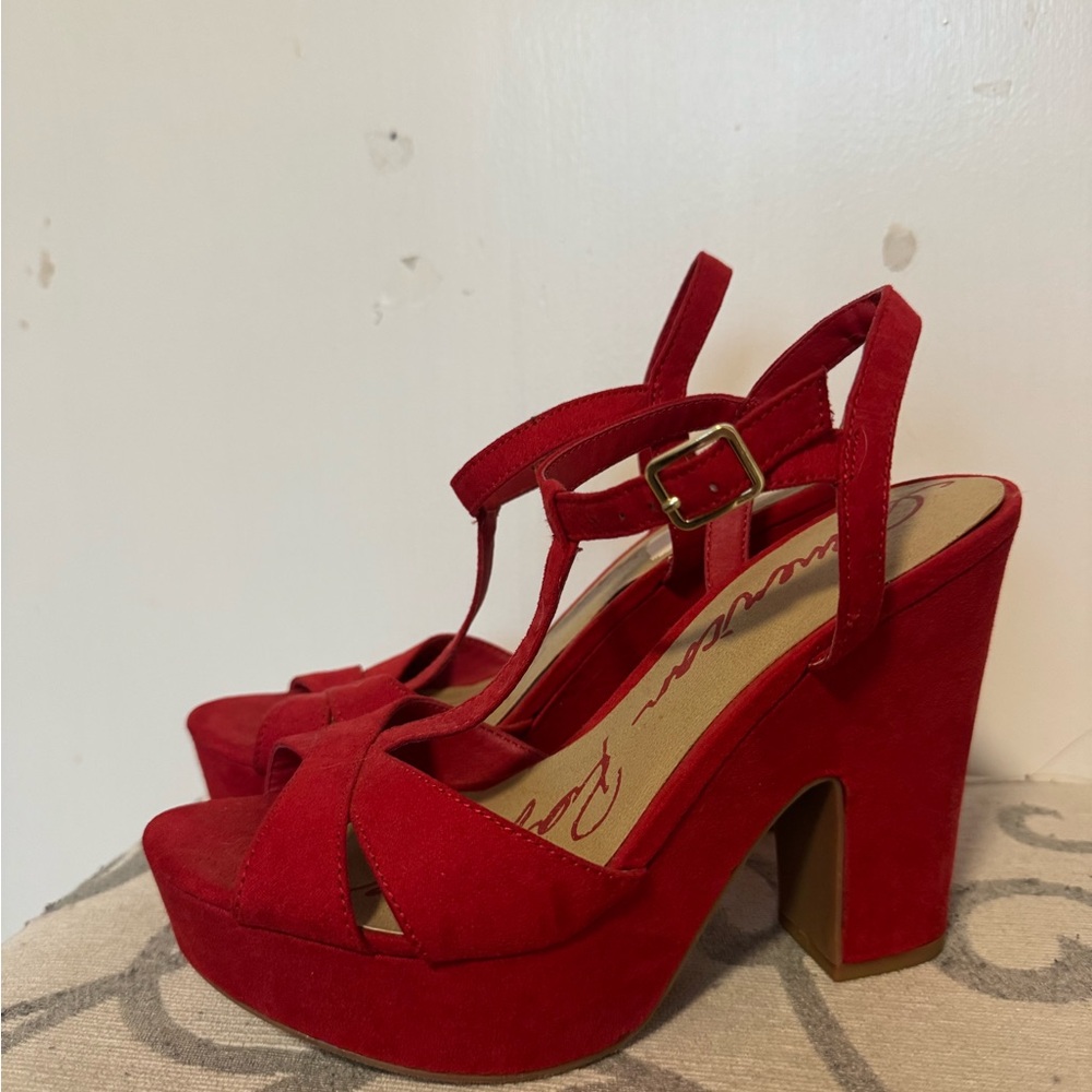 American Rag Red Women's Platform Heels